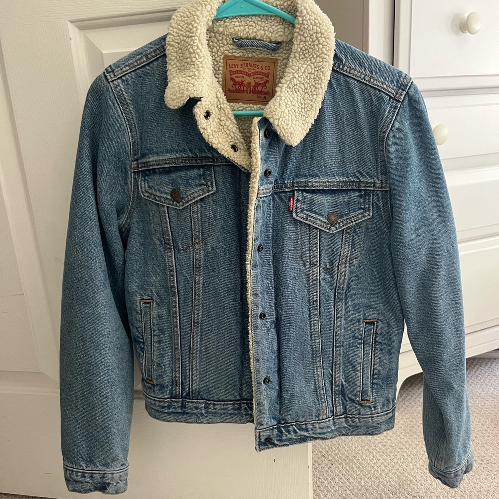 Levi’s Denim Shearling Jacket